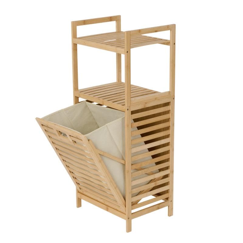 Luxe bamboe wasmand