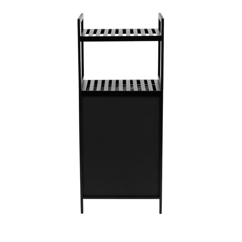 Panier à linge bambou premium - noir