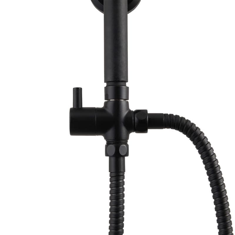Colonne de douche à effet pluie premium - noir