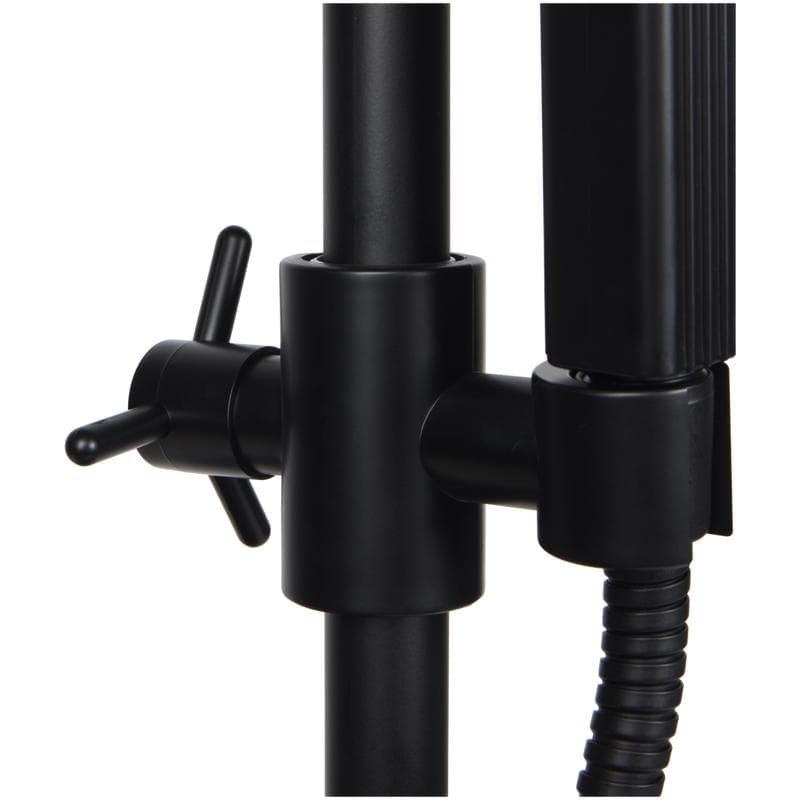 Colonne de douche à effet pluie premium - noir