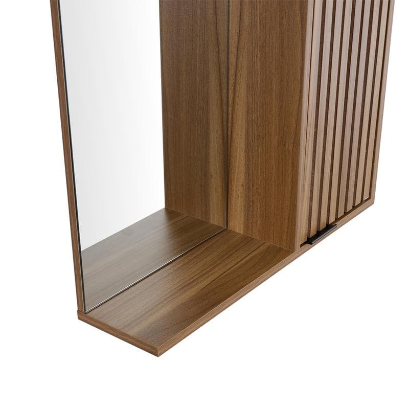 Badkamermeubel met spiegelkast eikenlook