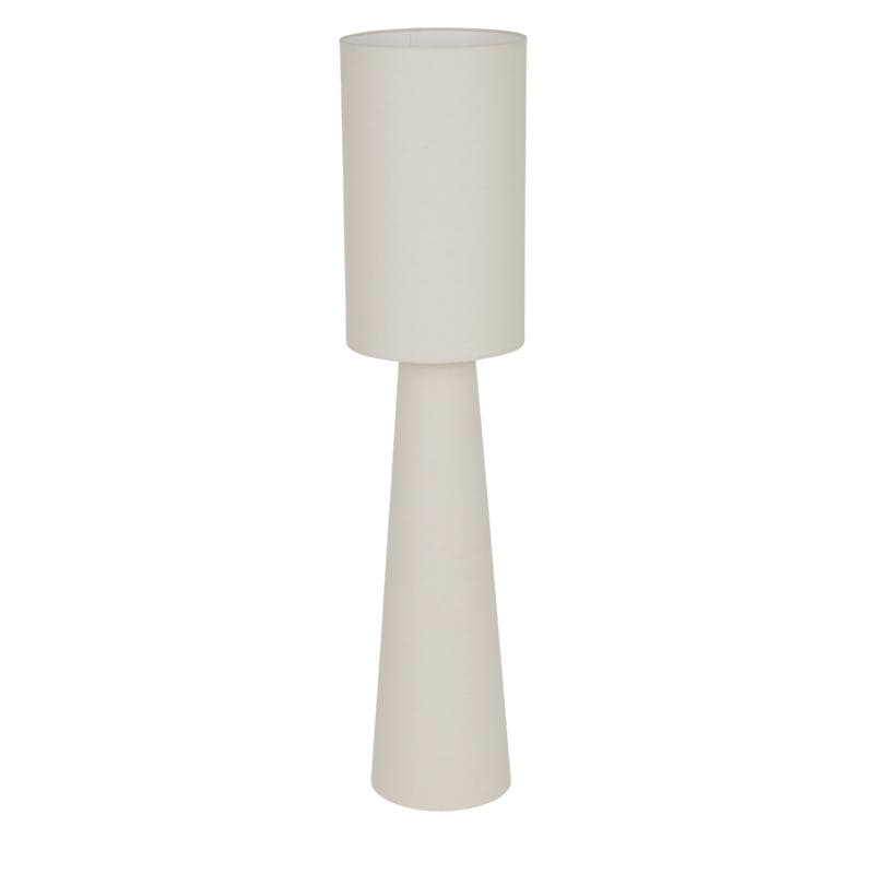Japandi vloerlamp - crème-wit