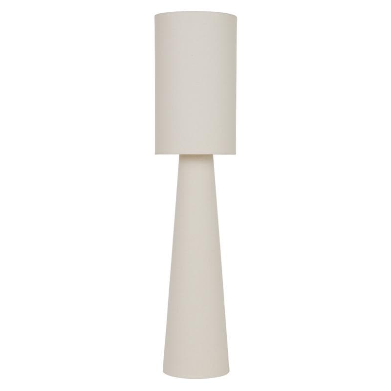 Japandi vloerlamp - crème-wit