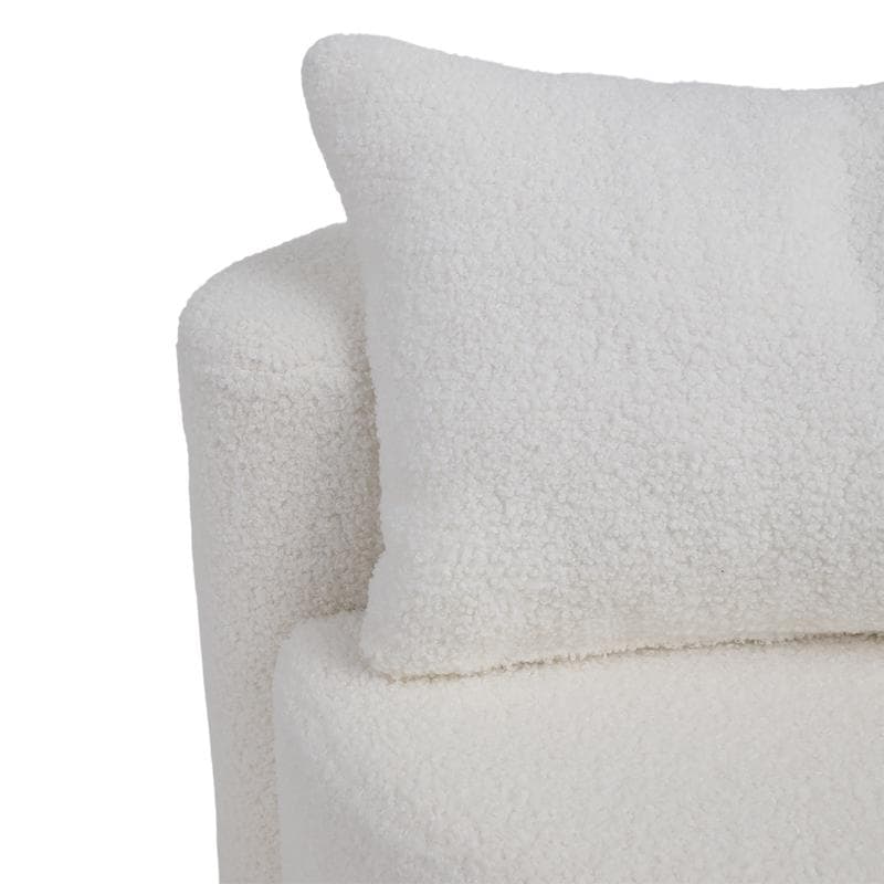 Kinderfauteuil met kussen - wit