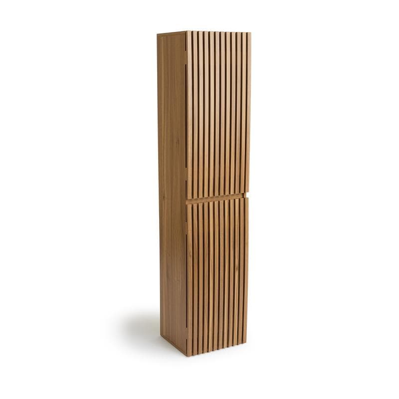 Colonne de salle de bain design en bois