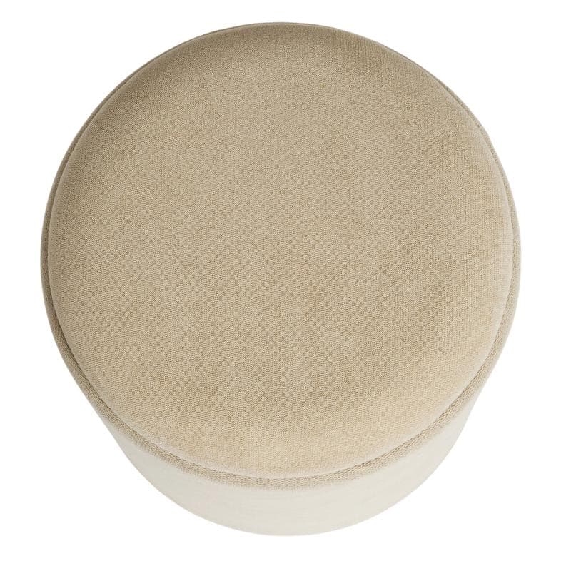 Ronde opbergpoefs met dienbladen