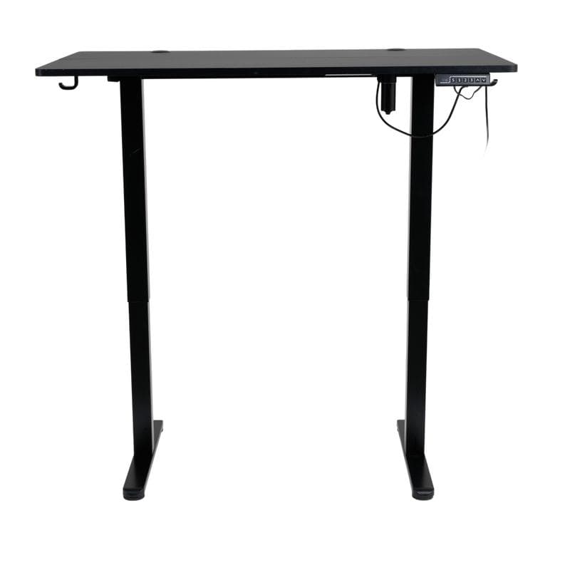 Bureau assis-debout électrique - noir