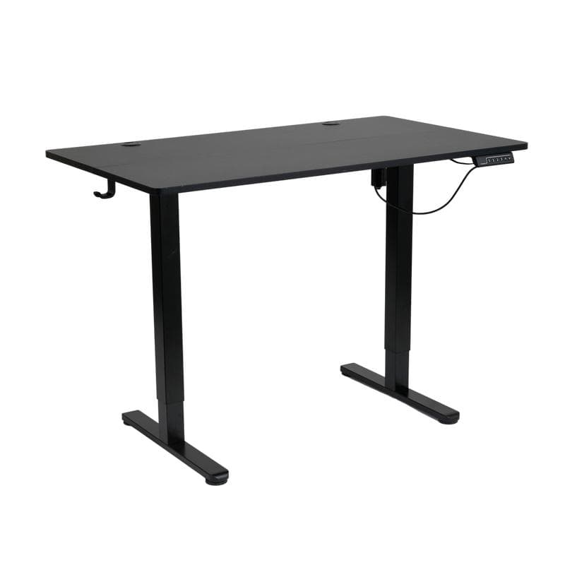Bureau assis-debout électrique - noir