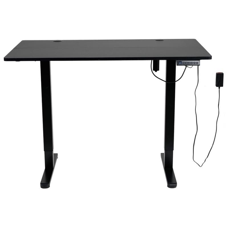 Bureau assis-debout électrique - noir