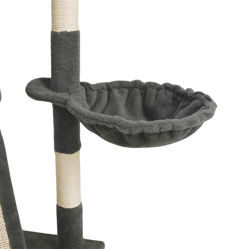 Krabpaal voor katten met sisal - grijs