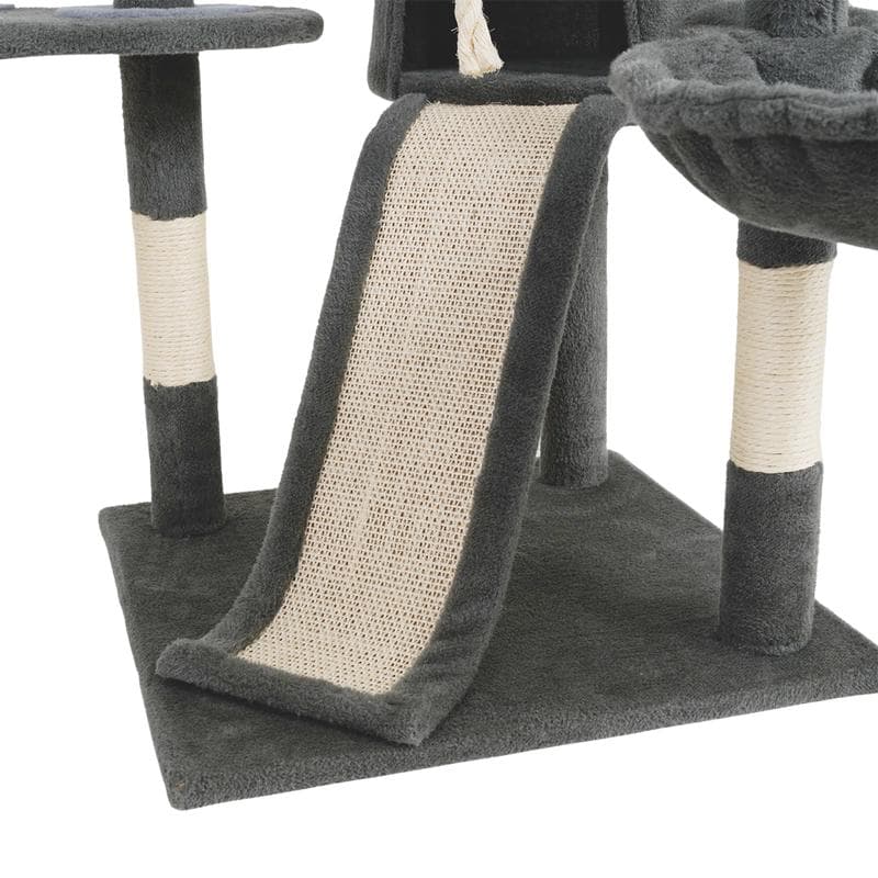 Krabpaal voor katten met sisal - grijs