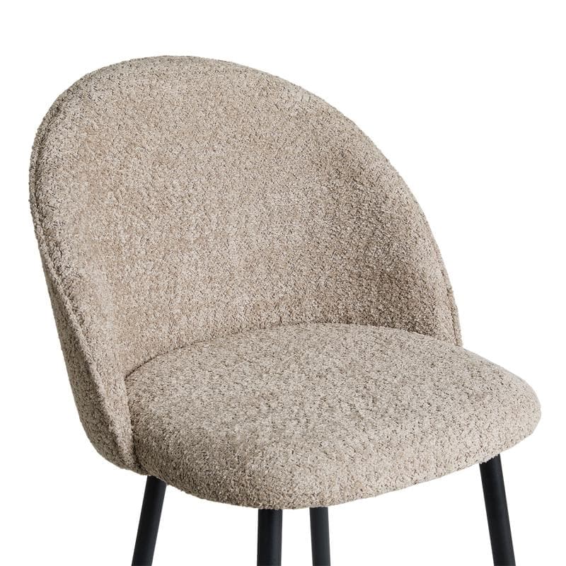 Barkruk Bouclé - 2 stuks - Soft Taupe