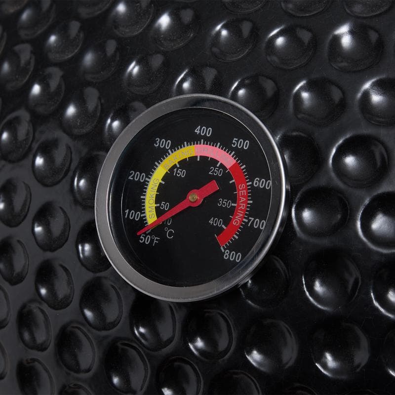 Kamado barbecue - 21 inch - zwart