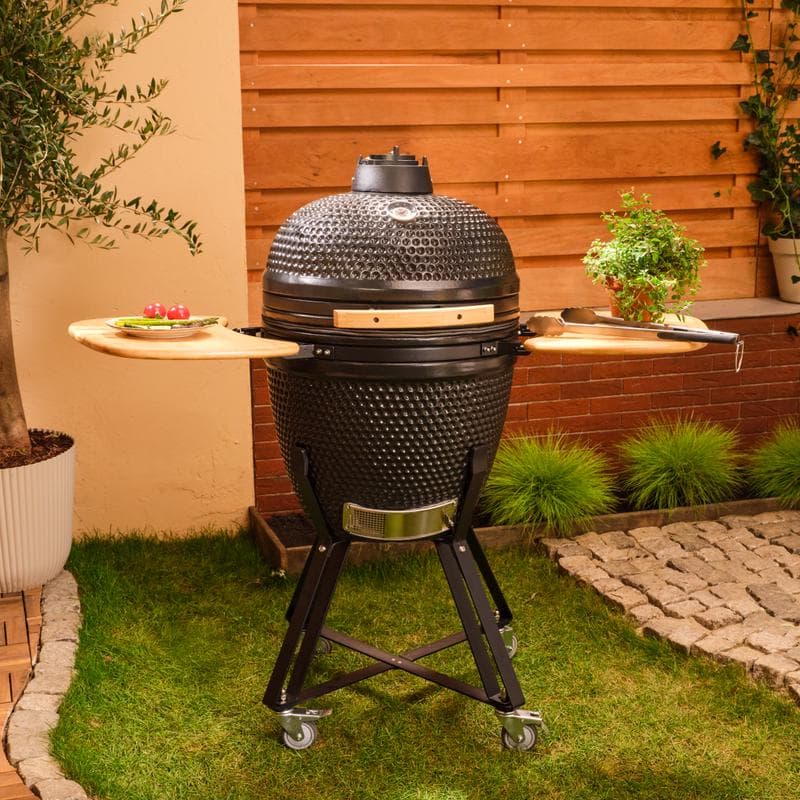 Barbecue à charbon kamado - Ø 46,5 cm - noir