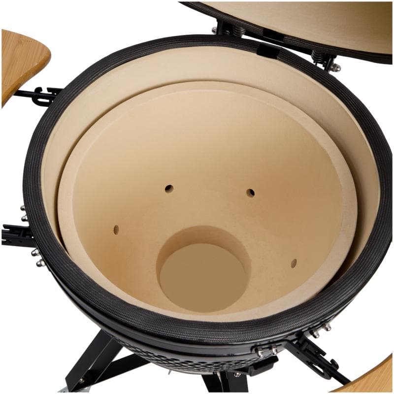 Kamado barbecue - 21 inch - zwart