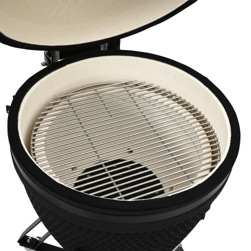 Kamado barbecue - 21 inch - zwart
