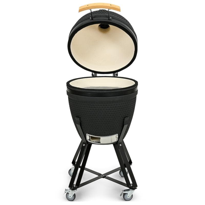 Kamado barbecue - 21 inch - zwart