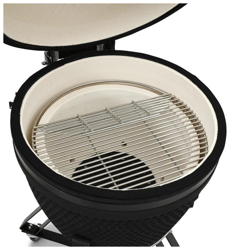 Kamado barbecue - 21 inch - zwart