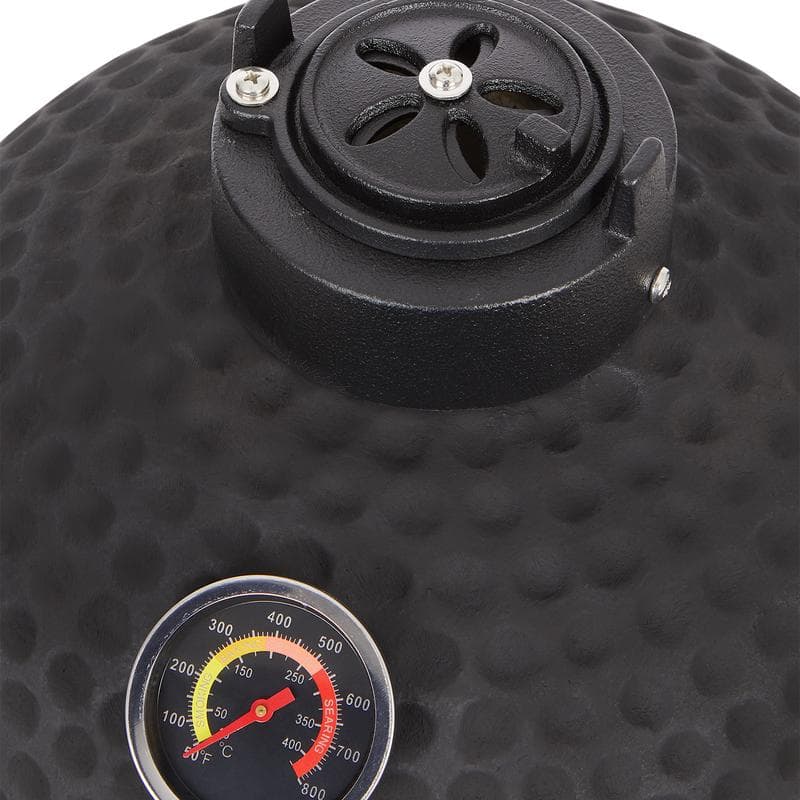 Kamado barbecue - 13 inch - zwart