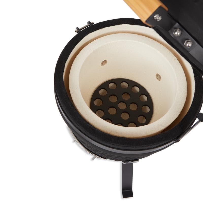Kamado barbecue - 13 inch - zwart