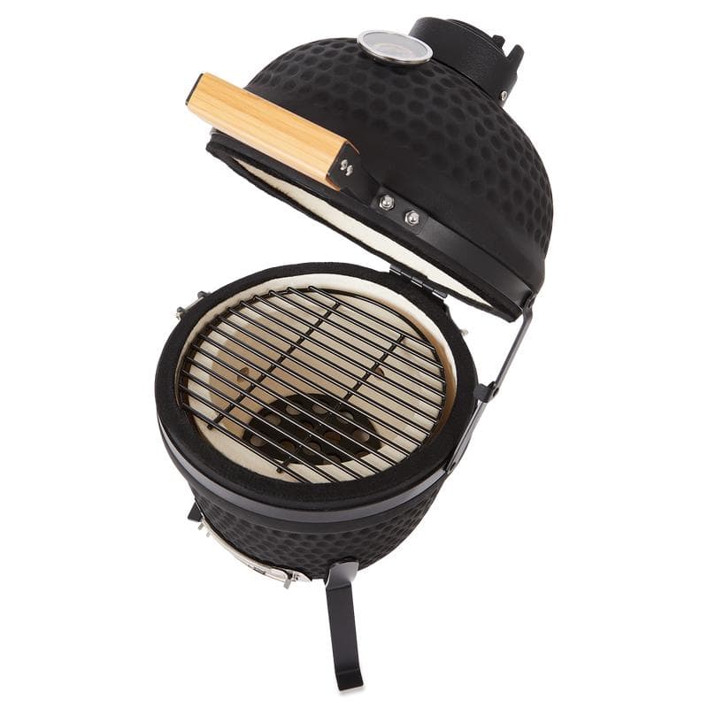 Kamado barbecue - 13 inch - zwart
