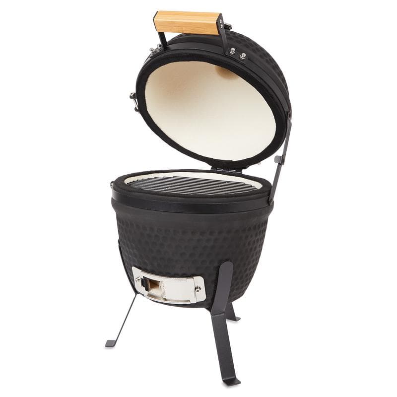 Kamado barbecue - 13 inch - zwart