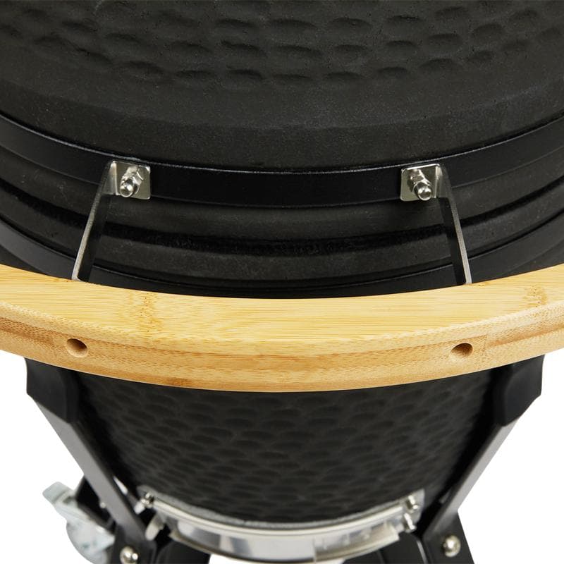 Kamado barbecue - 18 inch - zwart