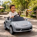 Elektrische kinderauto RUF CTR 3 S505 - grijs