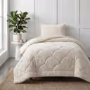 Lazy all-in-one dekbed Teddy fur - beige