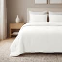 Couette sans housse en double gaze - blanc crème