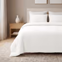 Lazy all-in-one dekbed Mousseline - crème-wit
