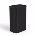 Prullenbak met drukdeksel - 60 liter - zwart