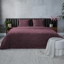 Parure de lit en teddy Hexagon - bordeaux