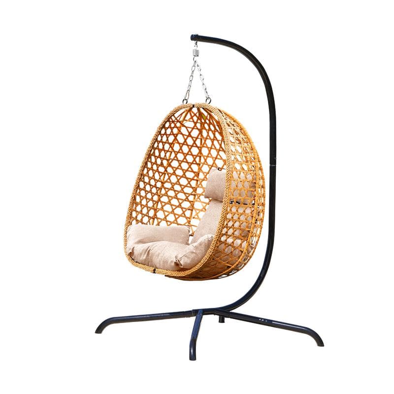 Fauteuil suspendu - marron-1