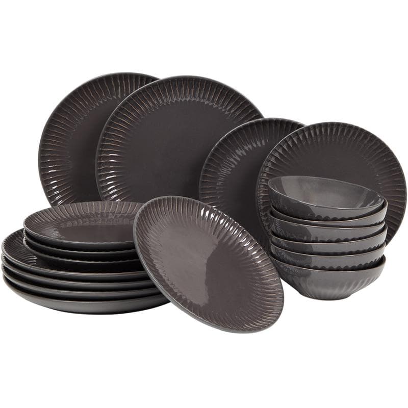 Service de table Shiny - gris