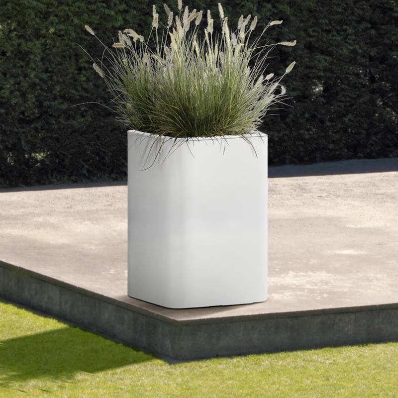 Jardinière carrée Terrassa - blanc