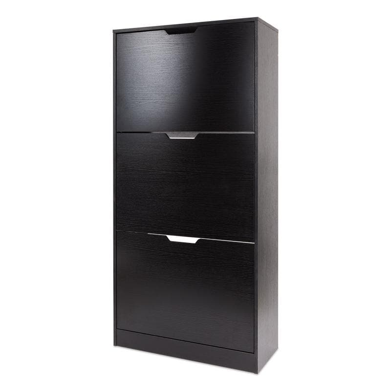 Schoenenkast 3-laags - zwart