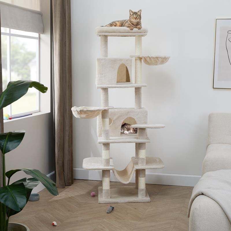XXXL krabpaal - crème-wit