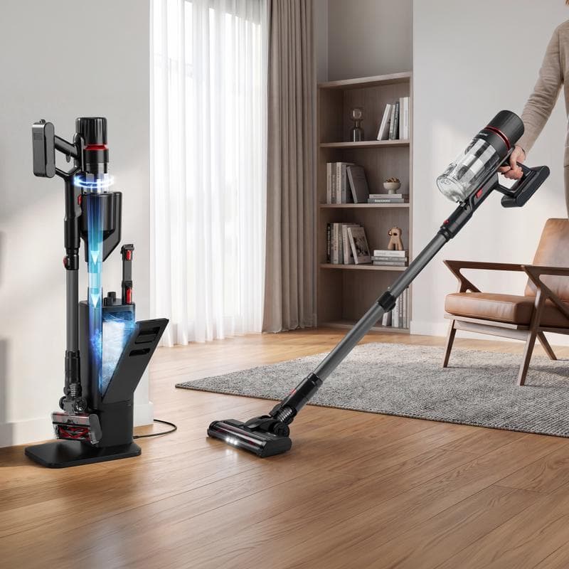 Steelstofzuiger Hyundai Vortex Pro met laad- en leegstation