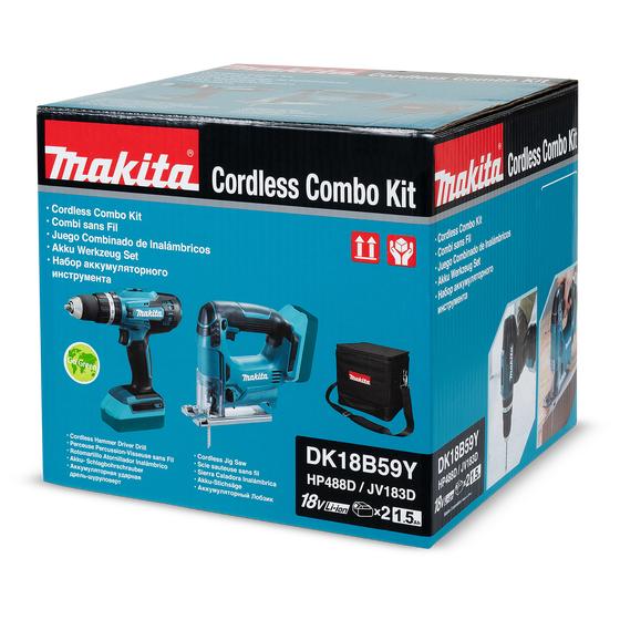 The packaging in which the Makita set comes.