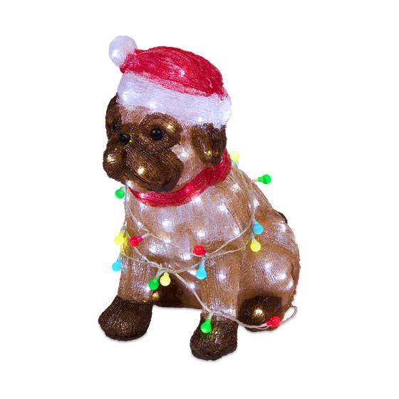 Acrylic dog with lights