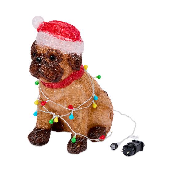 Acrylic dog with lights plug