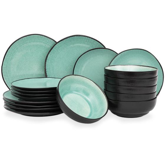 Plate set - Crete 18-piece | 6-person