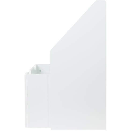 Kids' bookcase on wheels - side view