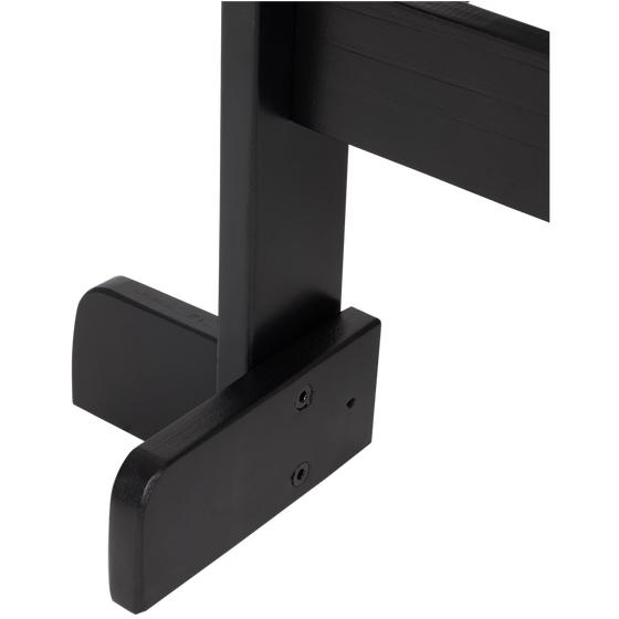 Wooden learning tower - black - with sturdy feet