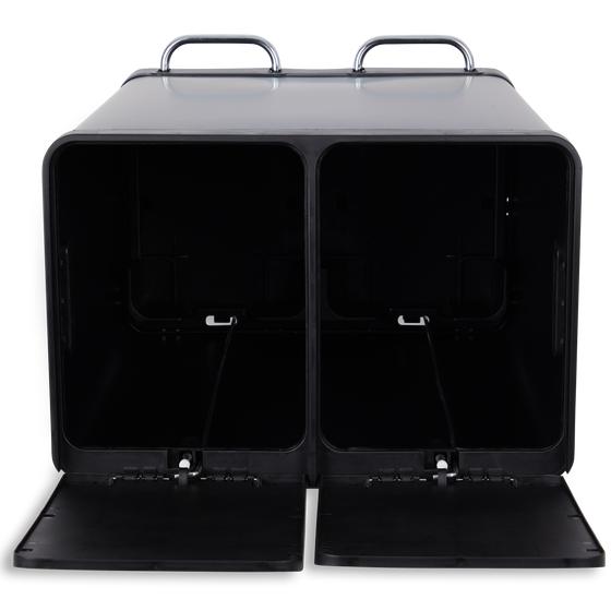 Double bin - 2 x 30l top view