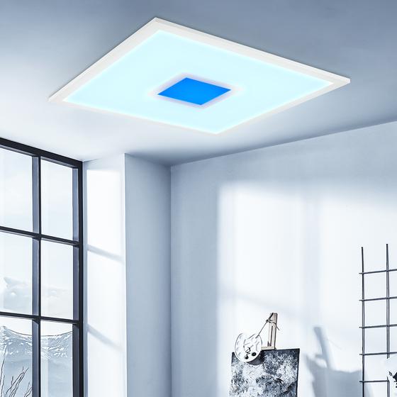 Plafonnier LED lumière bleue 