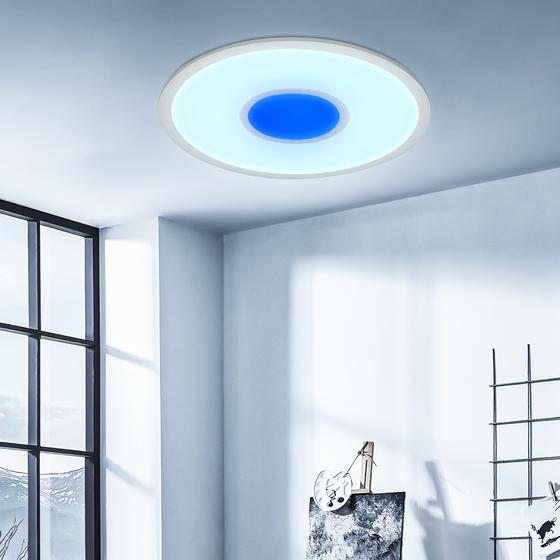 Telefunken LED panel - round, blue
