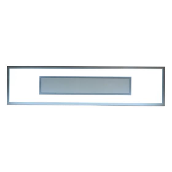 Rechthoekig CCT led-paneel Magic Cento 319904TF - zilver ingeschakeld