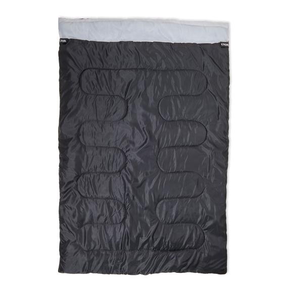 Sleeping bag for 2 persons 225 x 150 cm | black
